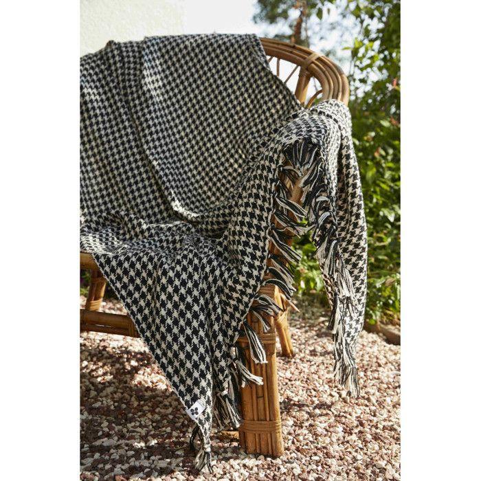 Plaid à franges tissé teint "Gaspard" toutes dimensions - 130 x 160 cm