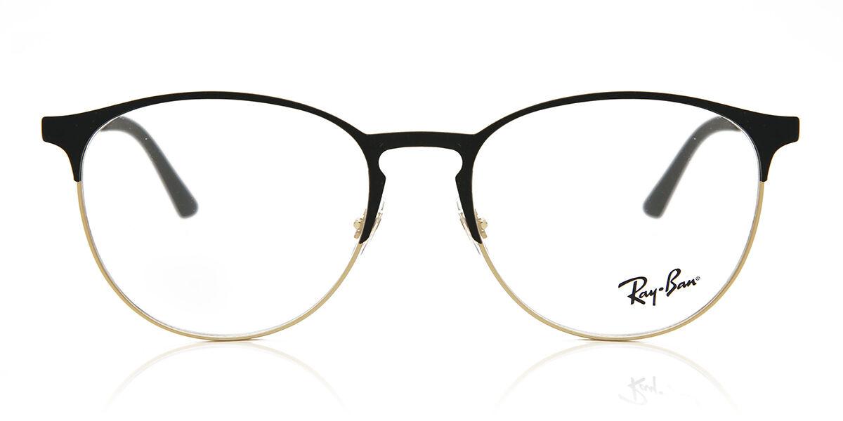 

Ray Ban Rx6375 3051 Unisex Eyeglasses Matte Black On Rubber Gold/53-18-145