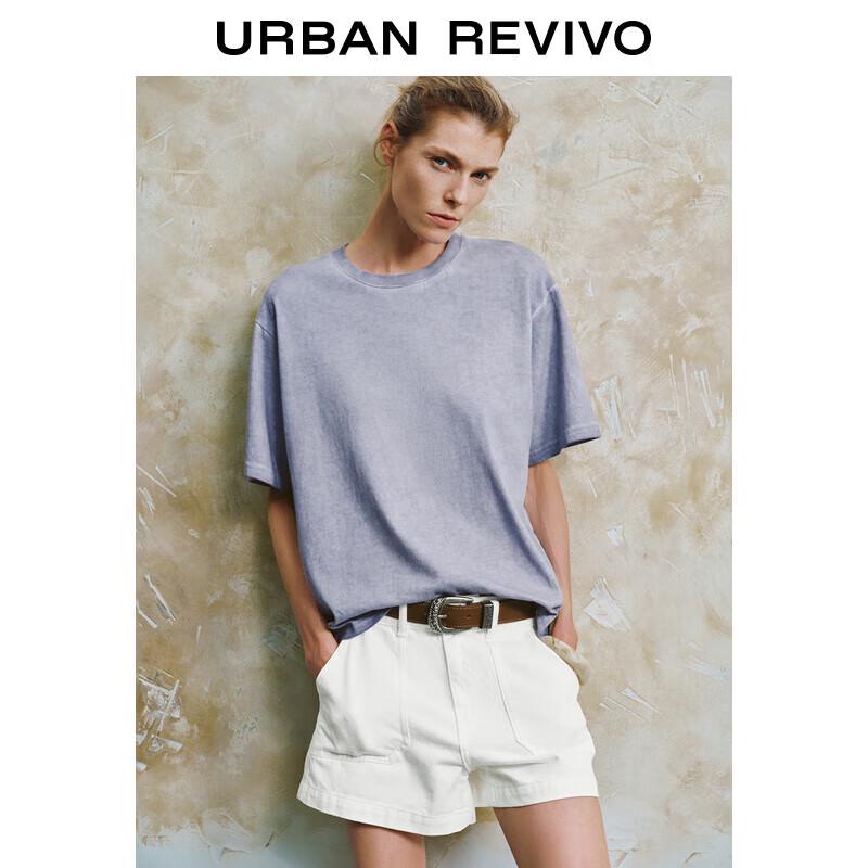 UR Women s Washed Cotton Short-Sleeve T-Shirt S