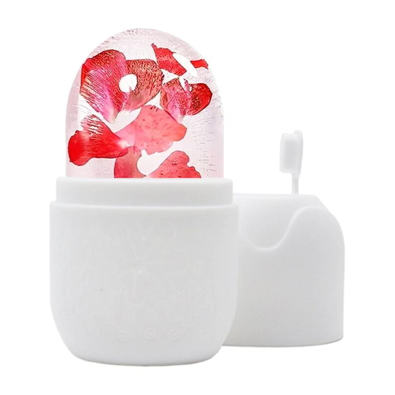Ice Face Roller Facial Lifting Contouring Tools Silicone Ice Cube Trays Ice Globe Balls Eye Face Massager Beauty Skin Care Tools