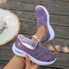 Women's Multi-color Breathable Slip-on Thick-soled Sports Shoes Lightweight and Non-slip, Comfortable and Casual, Suitable for Daily Walking Shoes