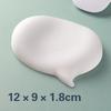 Chat Bubble Silicone Wrist Mouse Pad Keyboard Hand Rest Wrist Rest Palm Rest Wrist Pad Ergonomics White High Value Solid Color