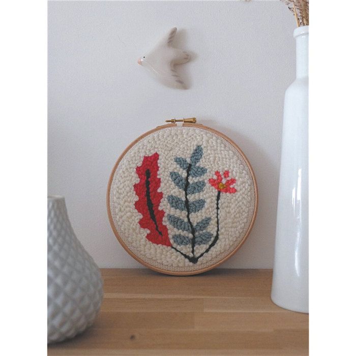 Kit Punch Needle Vegetal