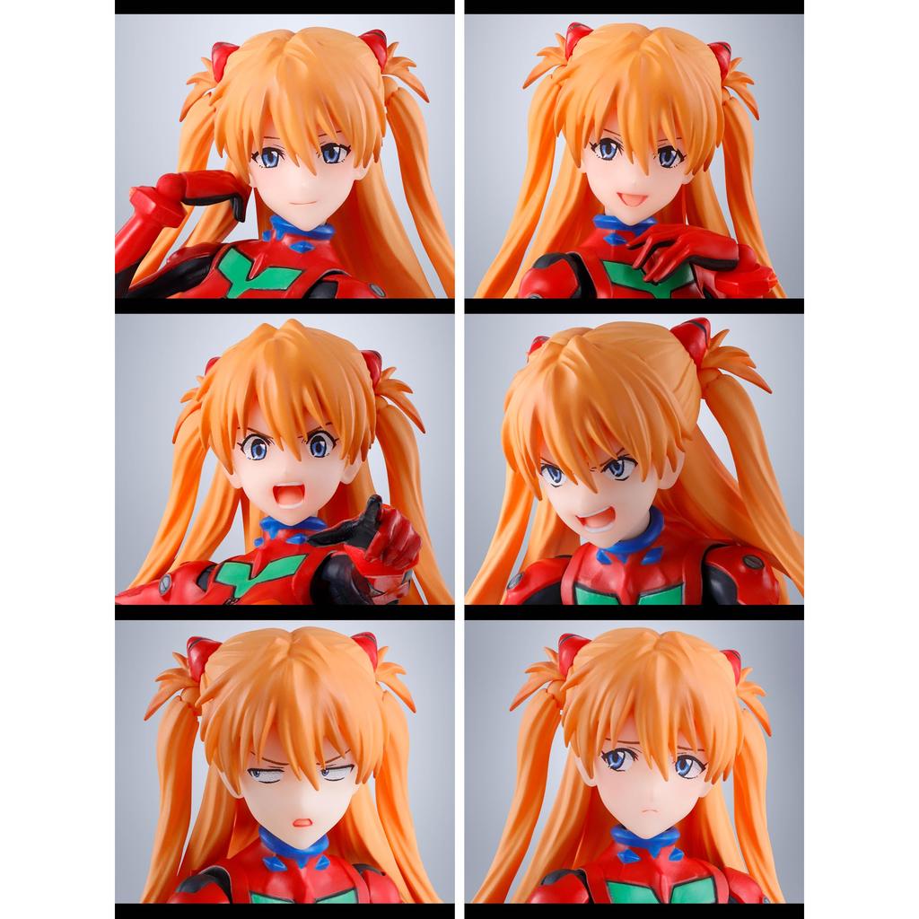 TAMASHII NATIONS S.H. Figuarts Asuka Langley Shikinami Figure, Evangelion Rebuild, 135mm, Painted PVC & ABS, Articulated Collectible