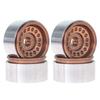 4pcs 1.9 Inch Beadlock RC Wheel Rim Set Wheel Hub for 1:10 RC Crawler Axial SCX10 II 90046 SCX10 III AXI03007 TRX4 D90