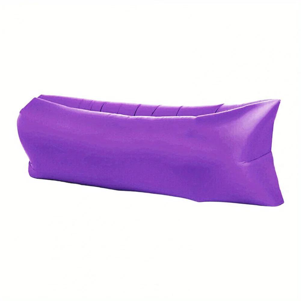 1 Piece Outdoor Fast Inflatable Air Sofa Bed Quality Sleeping Bag Inflatable Airbag Lazy Bag Beach Sofa