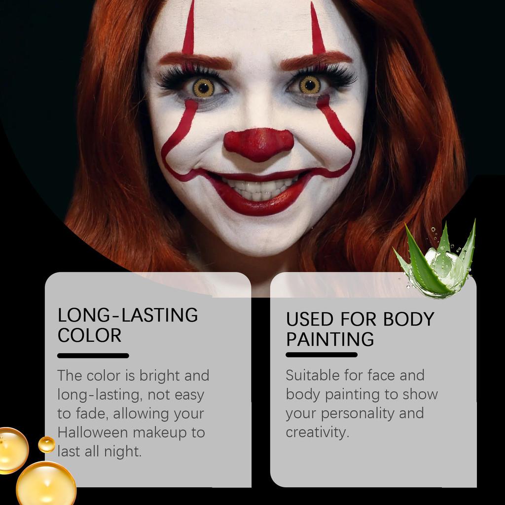 Eelhope 8 Color Neon Liquid Eyeliner Set Smooth Long Lasting Makeup For Halloween