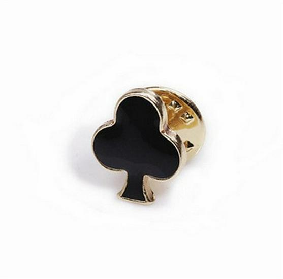 Japonská Harajuku Pokerová Kovová Sada Broží: Osmidílný sada odznaků na límec a klopu