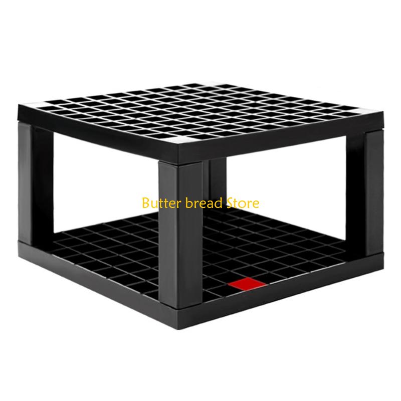 

W89C Professional Plastic Brush Stand 20 Slot Portable Design Studio Work Essential чёрный