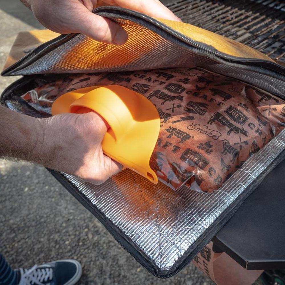 Insulated Food Bag BBQ Picnic Large Capacity Aluminum Foil Lined Thermal Cooler Bag (BPA Free, No FDA)