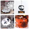 Diy Homemade Mold Coffee Coaster Cobweb Skull Graveyard for Creative Silicone Mold Crystal Placemat Mold for Diy Craft