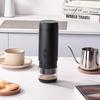 Portable Electric Espresso Machine for Travel, Car & Home - Stainless Steel with Powder Container