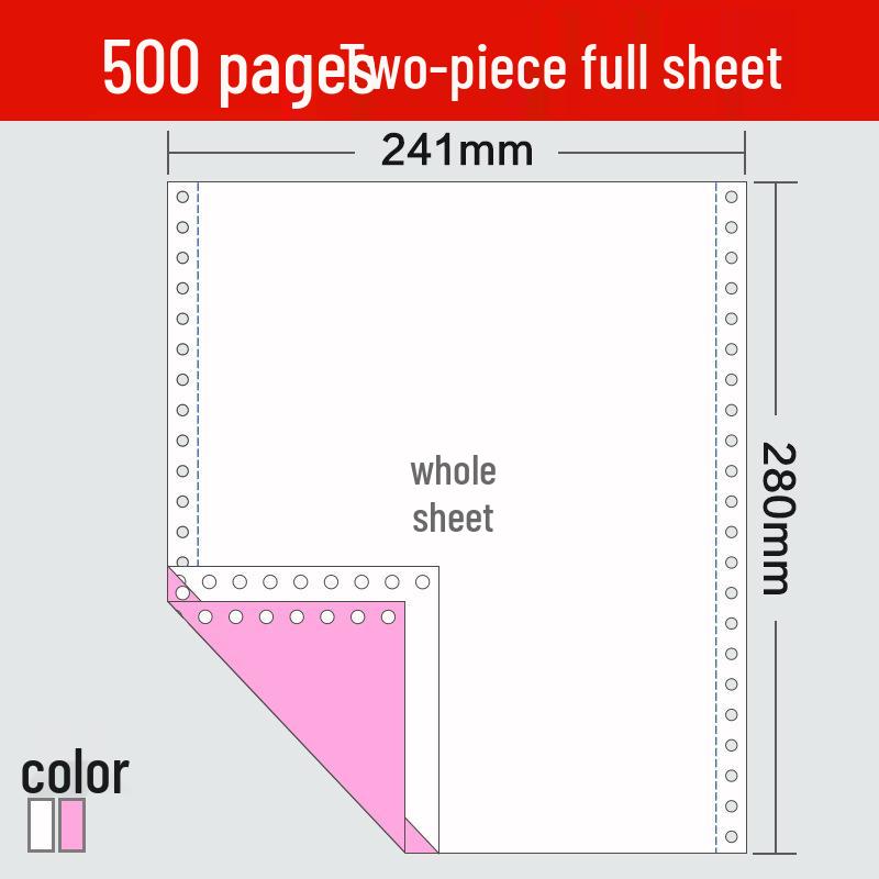 Three-Part, Two-Column Computer Paper & Two-Part, Four-Column Shipping Voucher Paper with Free Shipping