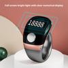 Smart Praise Zikr Ring for Muslims Tasbih OLED Digital Counter Tasbeeh Prayer Time Vibration Reminder Waterproof Type C