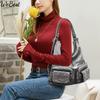 Módní taška přes rameno s mnoha kapsami pro ženy Velkokapacitní crossbody kabelka Vysoce kvalitní kožená kabelka Messenger