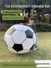 Großer verdickter PVC aufblasbarer Strandball für Outdoor-Aktivitäten und Kindergartenspiele - Extra großes Volleyball-Design