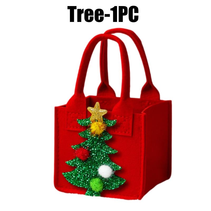 Christmas Felt Bag Creative Handbag Christmas Eve Apple Box Ping'an Fruit Bag Hand-held Gift Packaging Candy Decoration Gift Bag