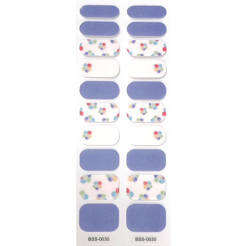 Adesivi per unghie in gel Cartone animato Stella Polvere di cipollotto dorata Bronzante Fototerapia Semi-cotti Adesivi 3D per unghie Accessori