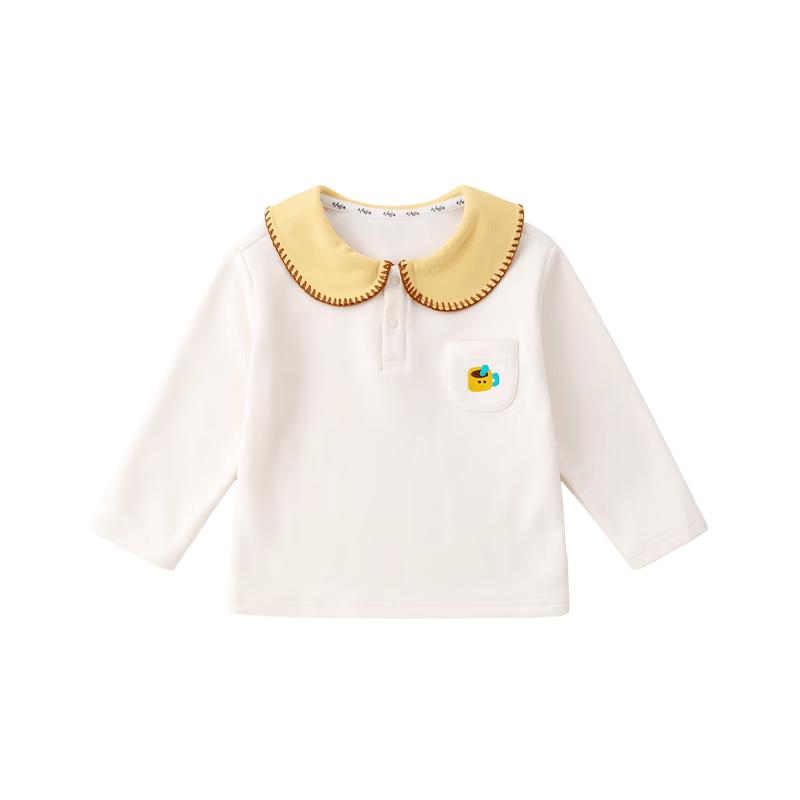 Children's Winter Long-Sleeve Peter Pan Collar T-Shirt