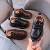 Spring and Autumn Kids Leather Shoes Casual School Boys Girls Single Shoe Toddler Black Brown Round Toe Casual Shoes for Kids