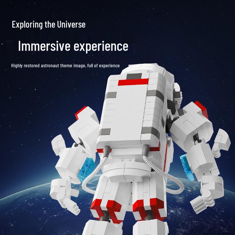 Yigao M3233 Astronaut Building Block Puzzle & Desktop Ornament