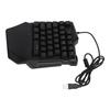 One Handed Gaming Keyboard 35 Keys Colorful Backlight Professional USB Interface Ergonomic RGB Keyboard for PC
