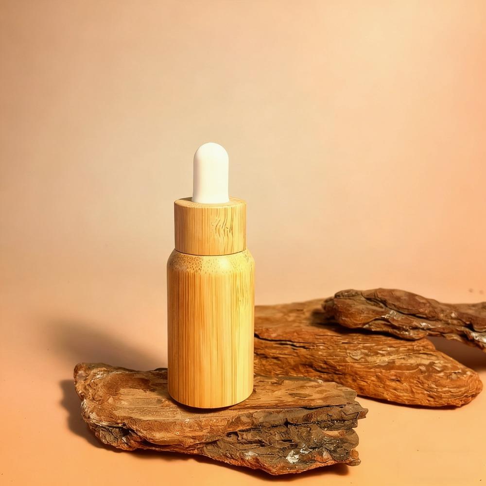 Bamboo Bamboo Dropper Bottles 10ml-30ml Cosmetic Sample Container  Makeup Cosmetic