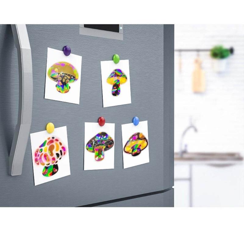 Light and Shadow Keychain Pendant Silicone Molds Mushroom-shape Holographic Mold DIY Ornaments Mould for Birthday Gift