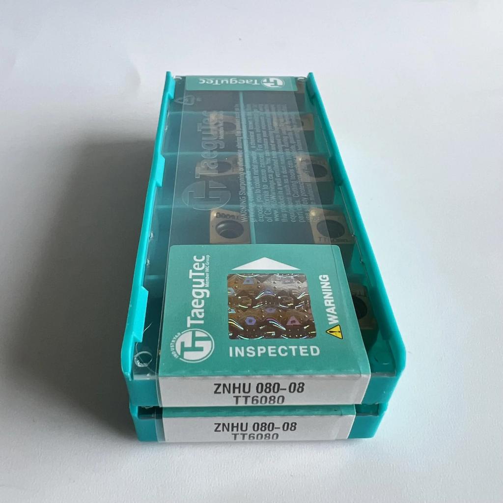 TaeguTec / ZNHU080-08 TT6080 /Original Genuine CNC Alloy Blade 10 PCS