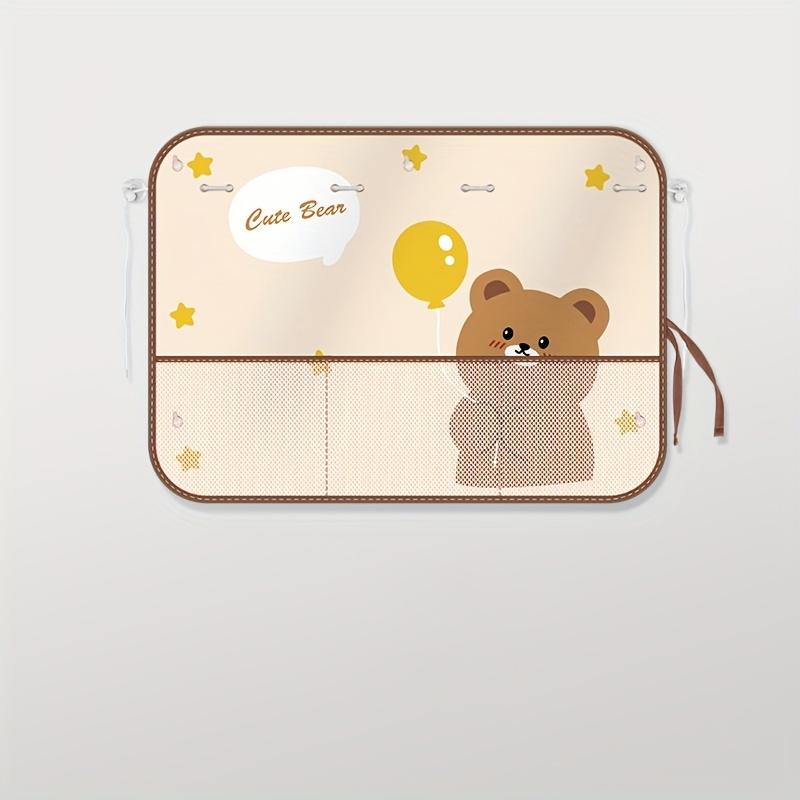 

[Мультяшный солнцезащитный козырек для автомобиля] Солнцезащитный козырек для автомобиля на присосках | Мультяшный стиль для боковых окон, обеспечивает изоляцию и легкую установку Balloon Bear