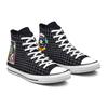 Converse Chuck Taylor All Star Comfortable and Versatile High-Top Espadrilles Unisex Black & White