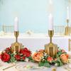 Artificial Rose Flower Candle Wreath Valentine's Day Candle Stand Rings for Pillars Wine Bottle Wedding Decoration