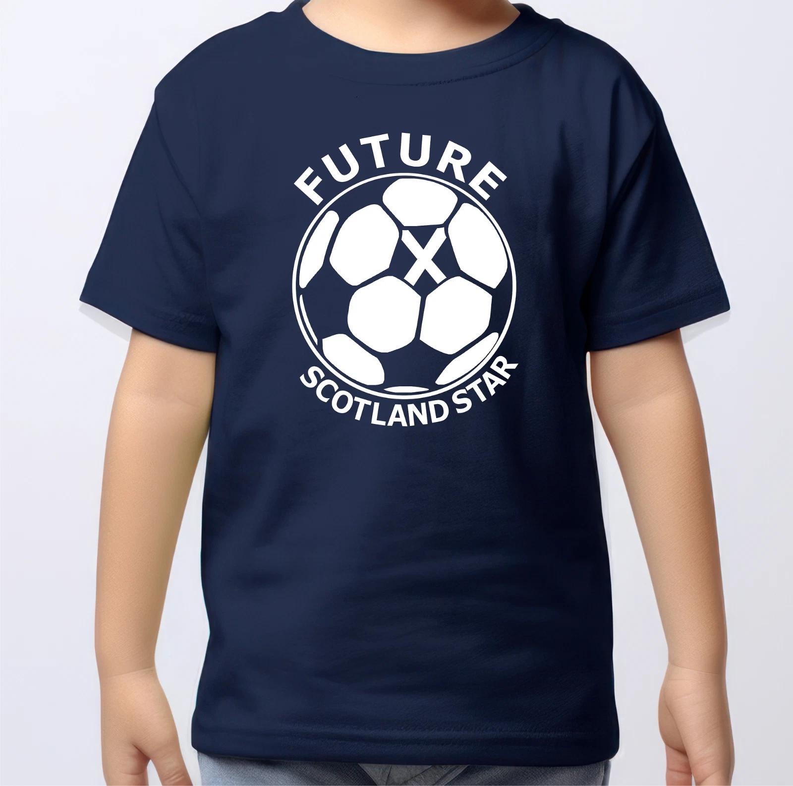 Future Scotland Star T-Shirt, baby, toddler, kids Scotland football fan tShirt S