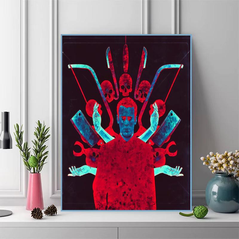 Mindhunter 100% Round Full Drill 5D DIY Diamond Painting Embroidery Cross Stitch Rhinestone Décor