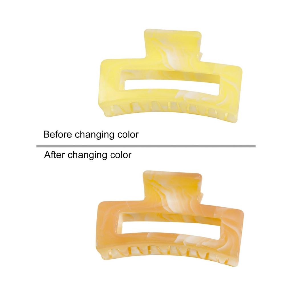 New Hawaiian Flower Hair Claw Clips Discoloration In Sunlight, Strong Hold Beach Hair Accessories for Women Thin Thick Hair