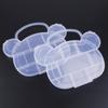 PVC Adjustable Practical Bear Storage Box Bead Ring Box Jewelry Presentation Organizer