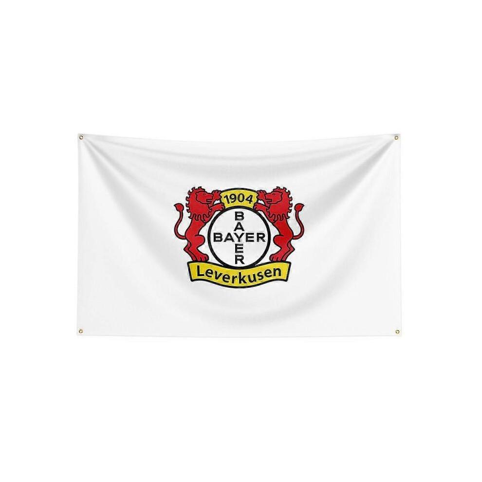 (60 X 90cm, A) Born Pretty 3x5 Bayer 04 Leverkusen Flag Polyester Printed Racing Sport Banner For Decor