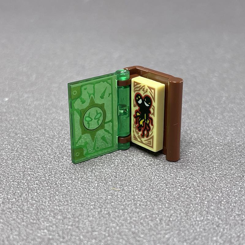 Bloki budulcowe małych cząstek: Minifigurka Otwierana Książka Magiczna 24324 & 24093