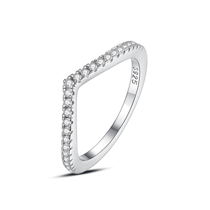 Original 925 Sterling Kupfer Ring Liebesherz Gabelmond Mond Sonne Ringe Kristall Roségold Für Frauen Hochzeitsgeschenk Luxus Zirkon