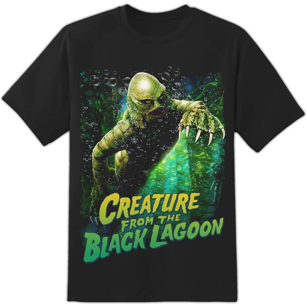 Rock Rebel Men s Creature from The Black Lagoon Poster T-Shirt Black L чёрный