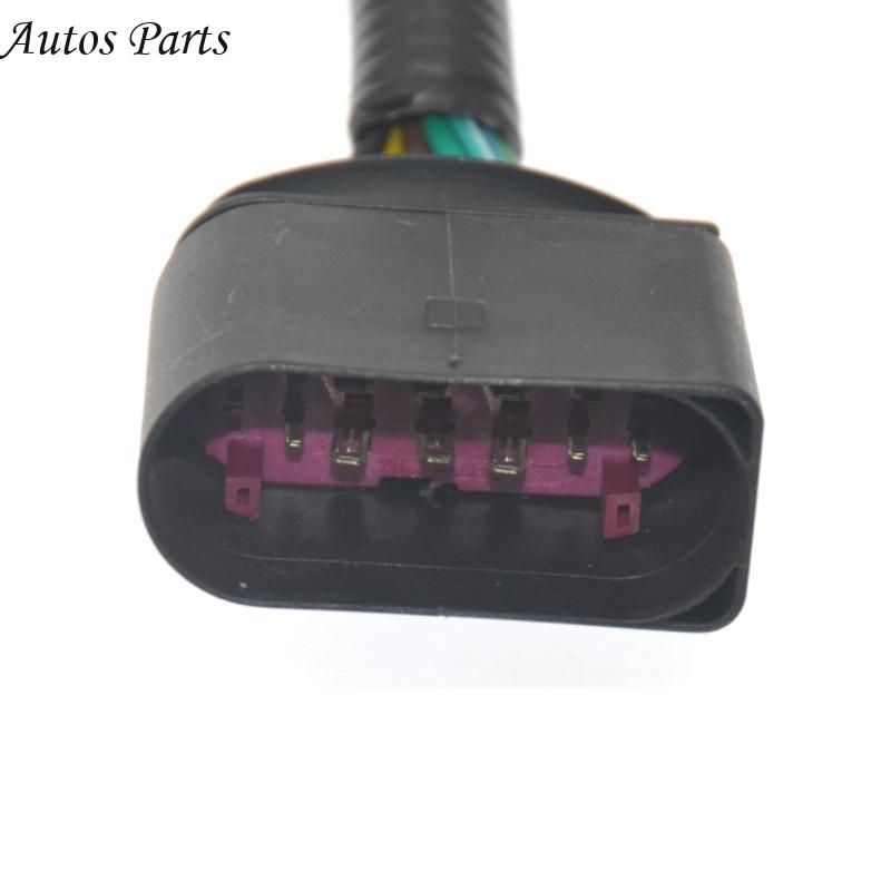 57BA 12 Pin Headlight Adapter Cable Vehicle Headlamp Wiring Harness Cable Cord Assembly Replace for 7L6971071A Front Lights