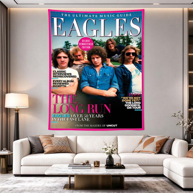 Eagles Rock Band The Long Run Magazine Cover Group Poster