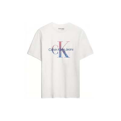 Calvin Klein T Shirt Unisex Moon White 40KC837-YAA