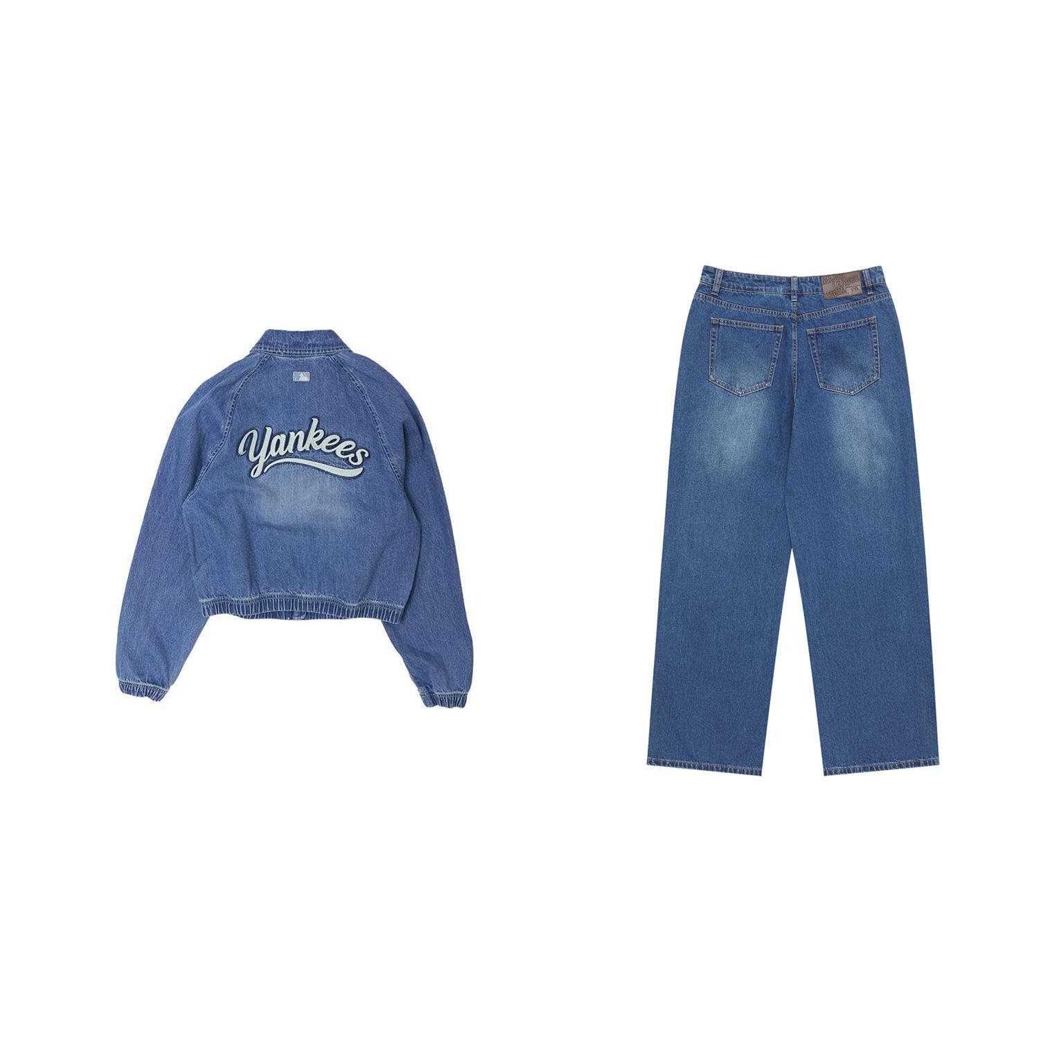 

New MLB New York Yankees Basic Collection Casual Suit Women s 3FDPB035150INS+3FDKV015150BLL XS