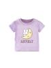 Girls' Summer 2026 Cartoon T-Shirt, Round Neck, Short Sleeve (Ages 2-7)