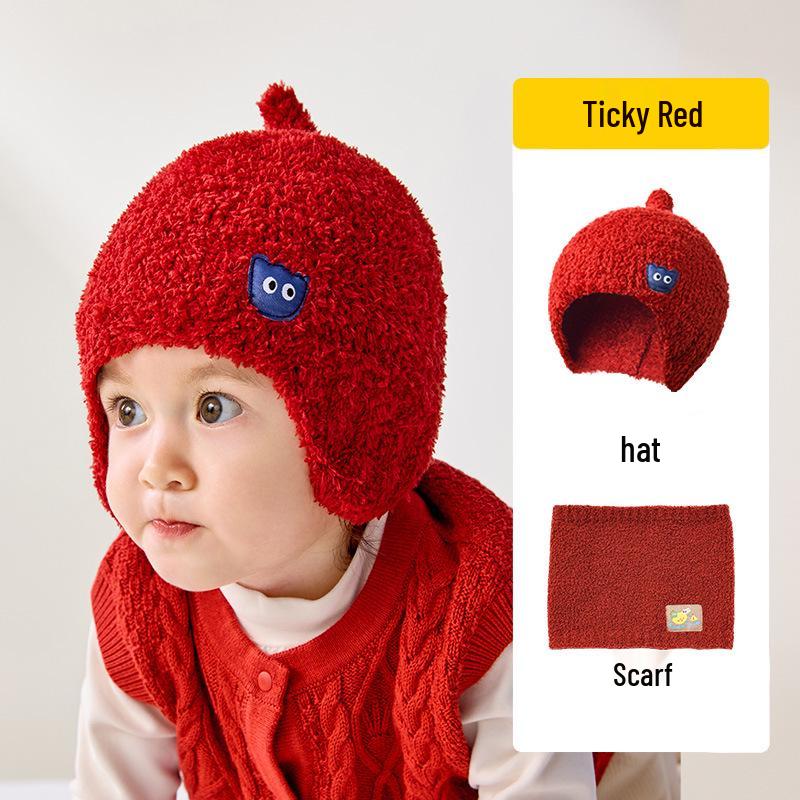 Infant Lemon Wool Hat - Cute Knitted Winter Hat for Boys and Girls, Autumn and Winter Collection