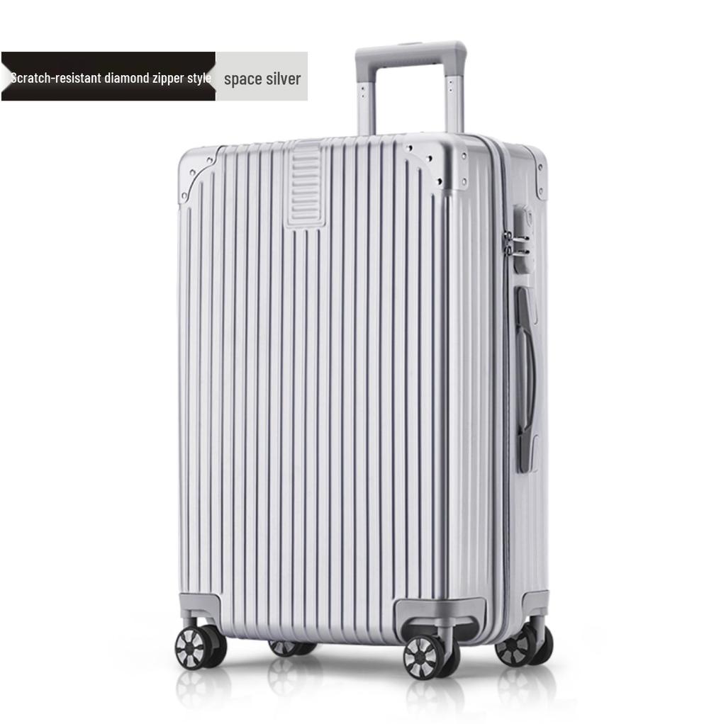 Aluminum Frame Luggage with Universal Wheels: 20", 24", 26" & 28" Carry-On Options for Students & Travelers