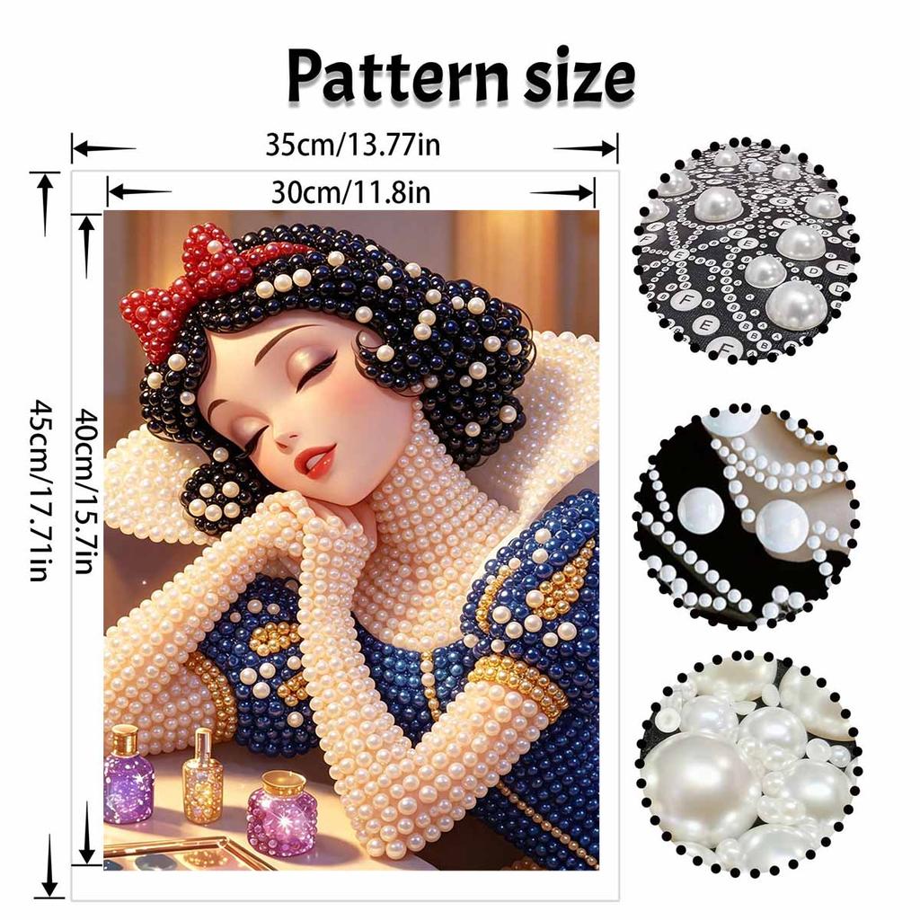 Disney Snow White Pearl Painting Kit Handmade DIY Home Decoration Painting