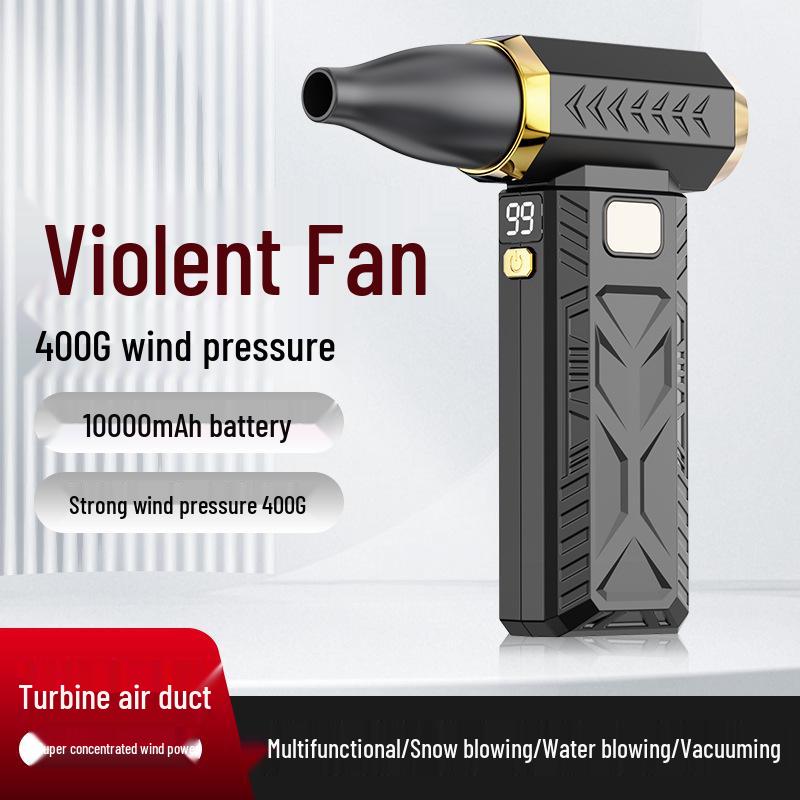 Portable High-Speed Handheld Fan & Hair Dryer for Outdoor Camping and Dust Removal