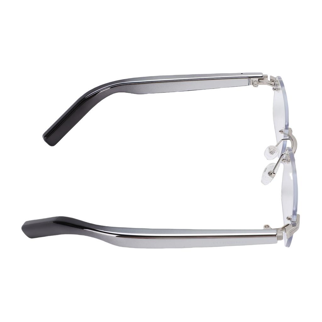 KI-Übersetzung Smart Brille Anruf Musik Randlos Bluetooth V5.3 Brille mit Blaulichtfiltergläsern